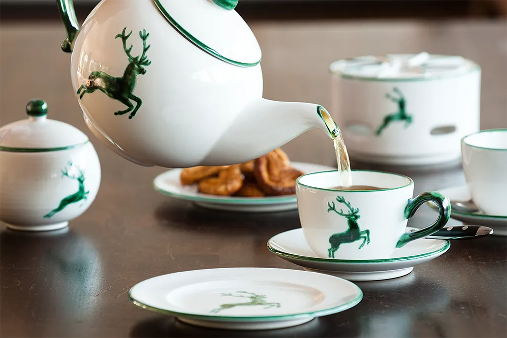 Teeservice Gruener Hirsch